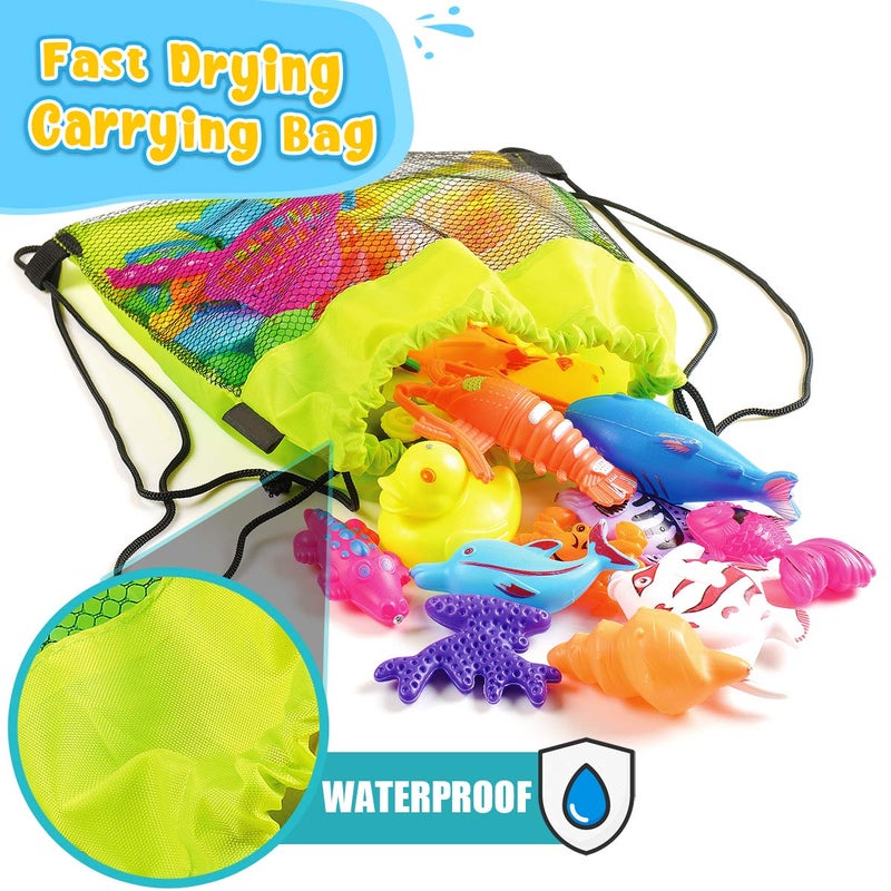 Goody King Magnetic Fishing Game Pool Toys for Kids - Outdoor Indoor Water Table Toys Carnival Party Water Bath Toy for Toddlers 1-3 4 5 6 Years Old 2 Players Gift (Medium) - Image 3